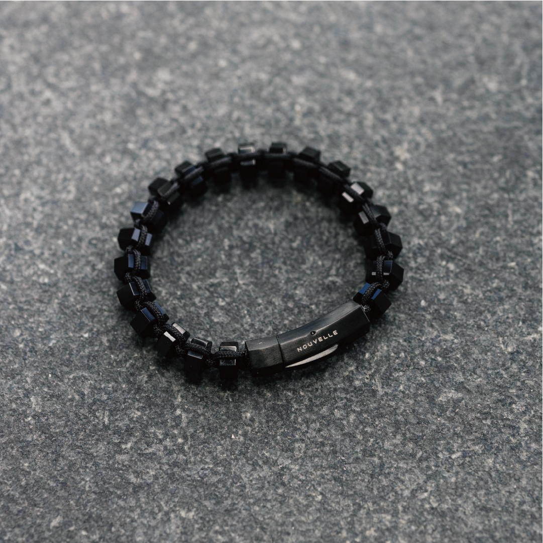 Nouvelle|R.A.M.|All-Black 黑瑪瑙手鏈