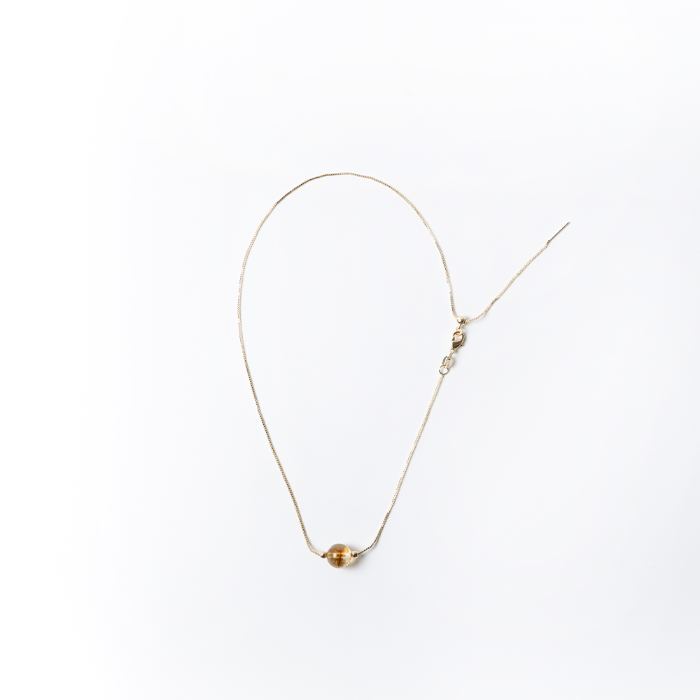 基本款|黃水晶項鍊|偏財X運勢