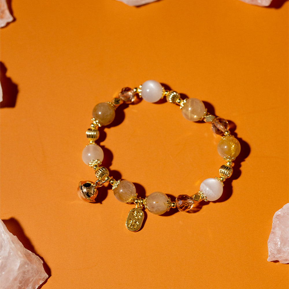 招財限定款|金髮晶X月光石