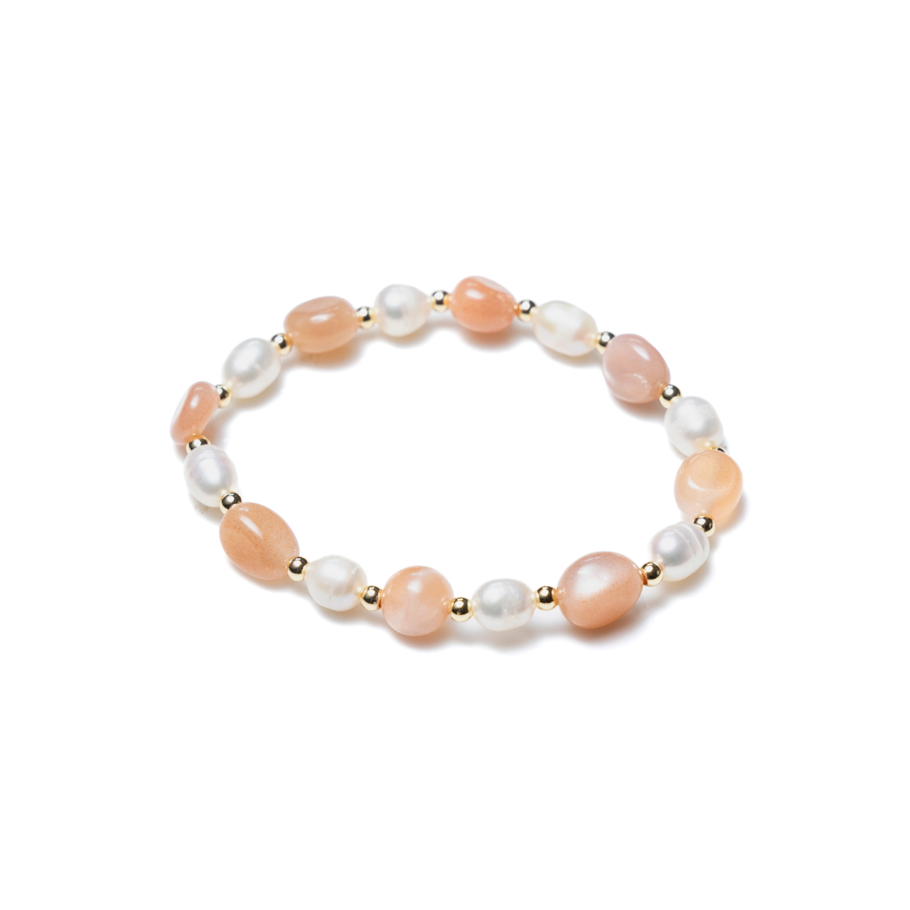 Pearl|太陽石手鍊|彈力繩款