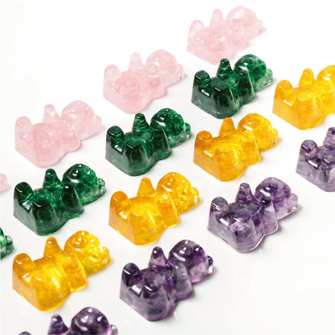 Gummy bear|紫水晶|公仔。紙鎮