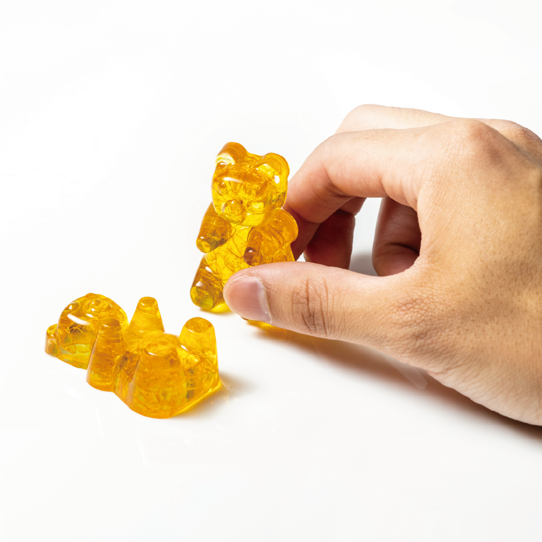 Gummy bear|黃水晶|公仔。紙鎮