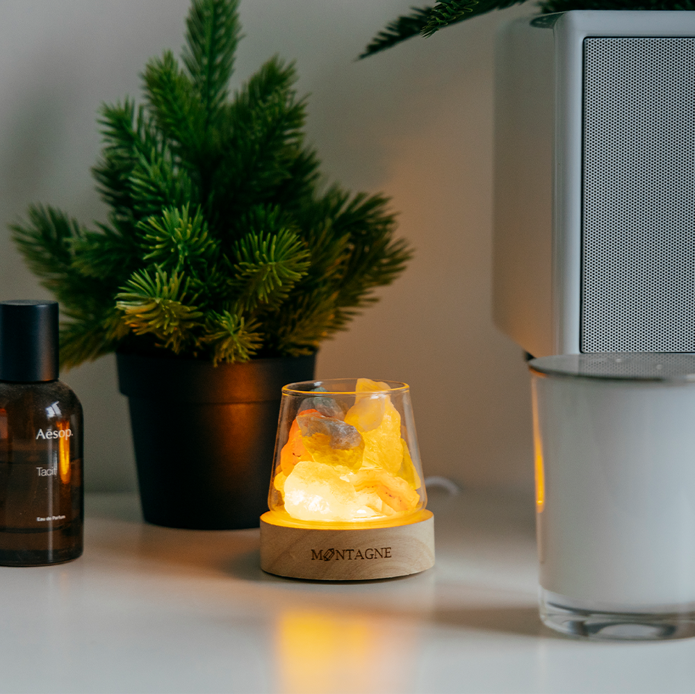 mini|聖誕限定|黃水晶。綠螢石。紅瑪瑙
