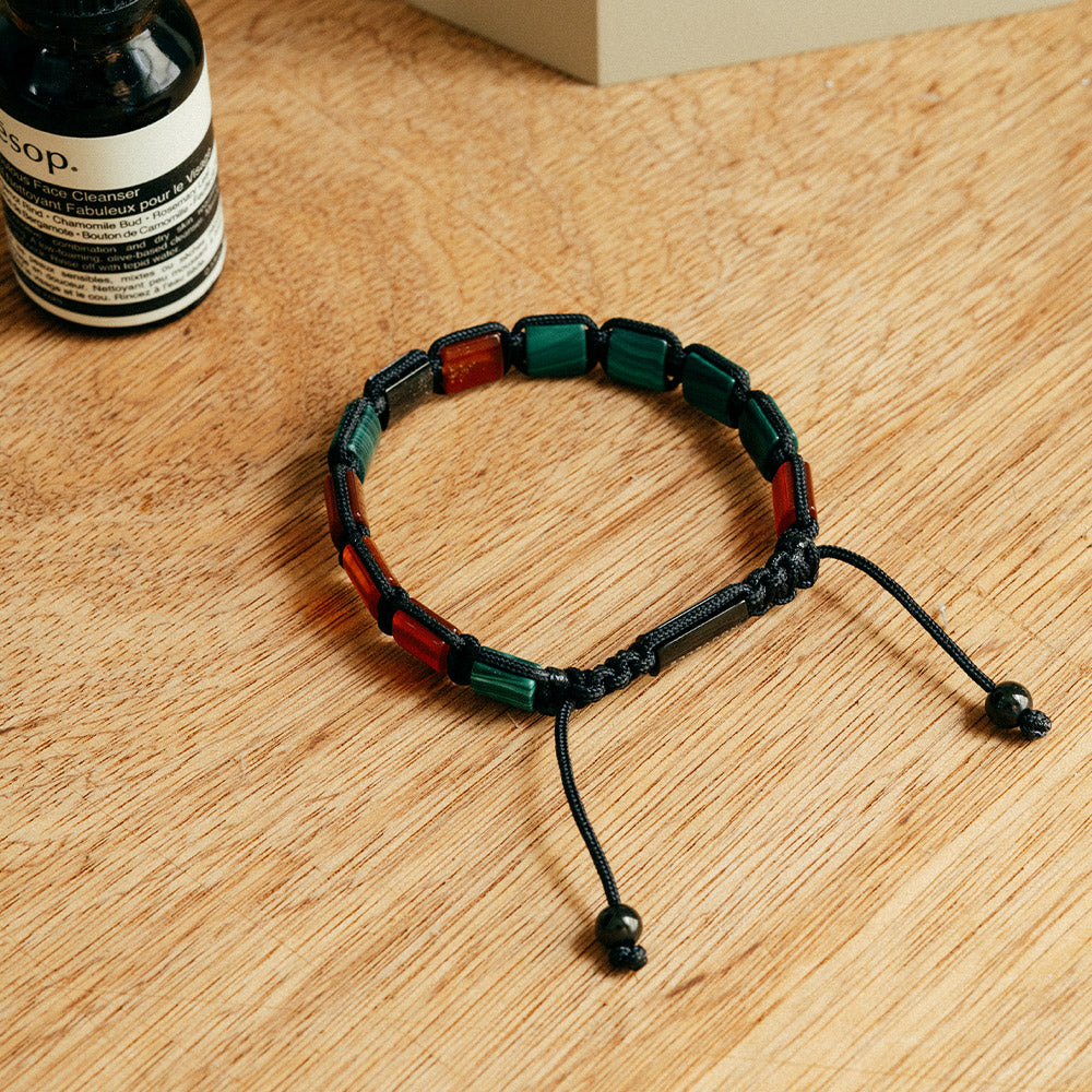 Nouvelle｜Marley｜孔雀石。紅瑪瑙