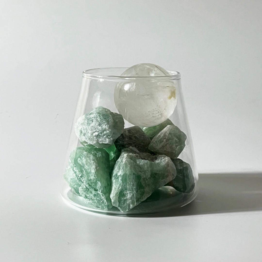 綠螢石｜富士山晶礦杯
