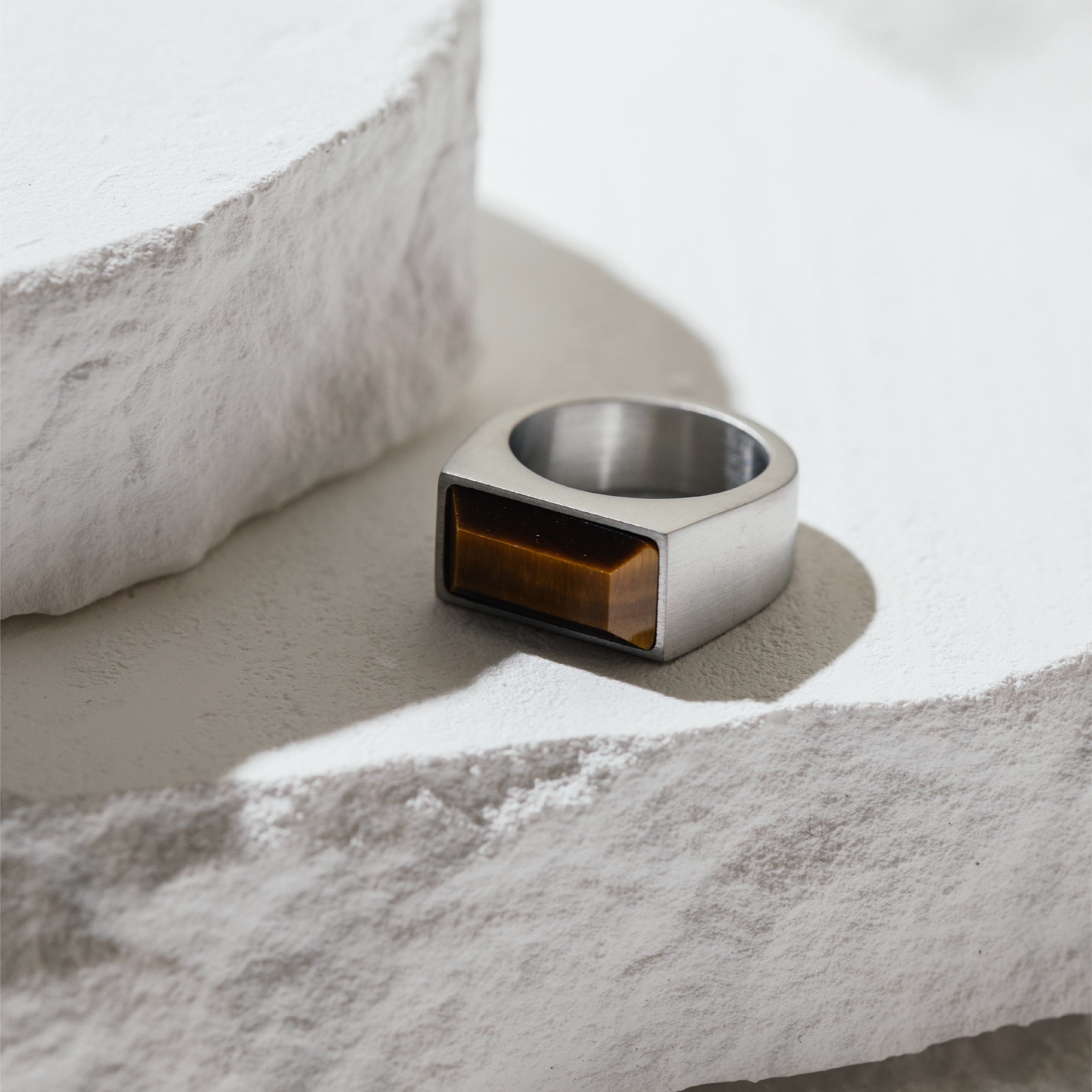 Nouvelle｜BULLION｜虎眼石戒指（鋼色）