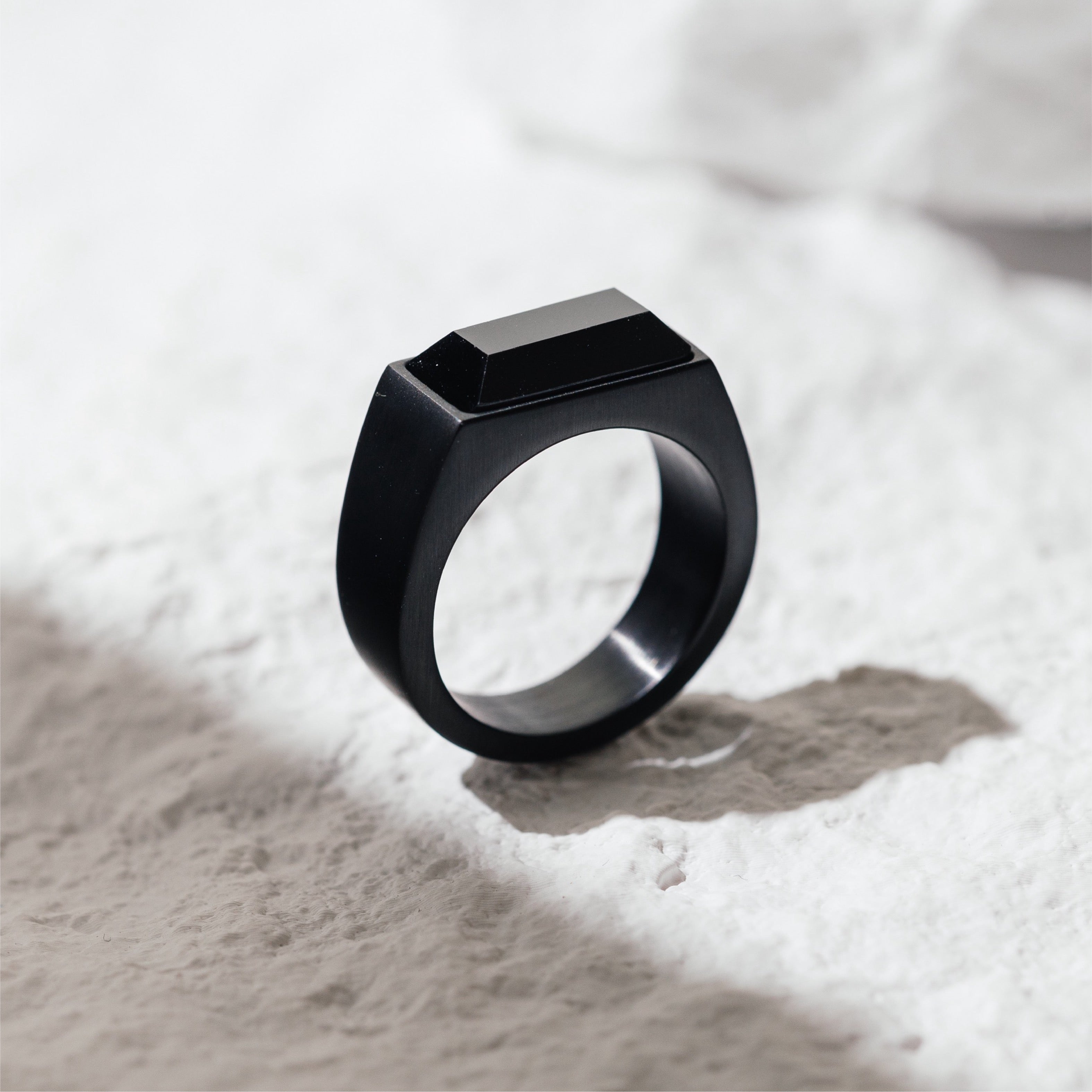 Nouvelle｜BULLION｜黑瑪瑙戒指（黑色）