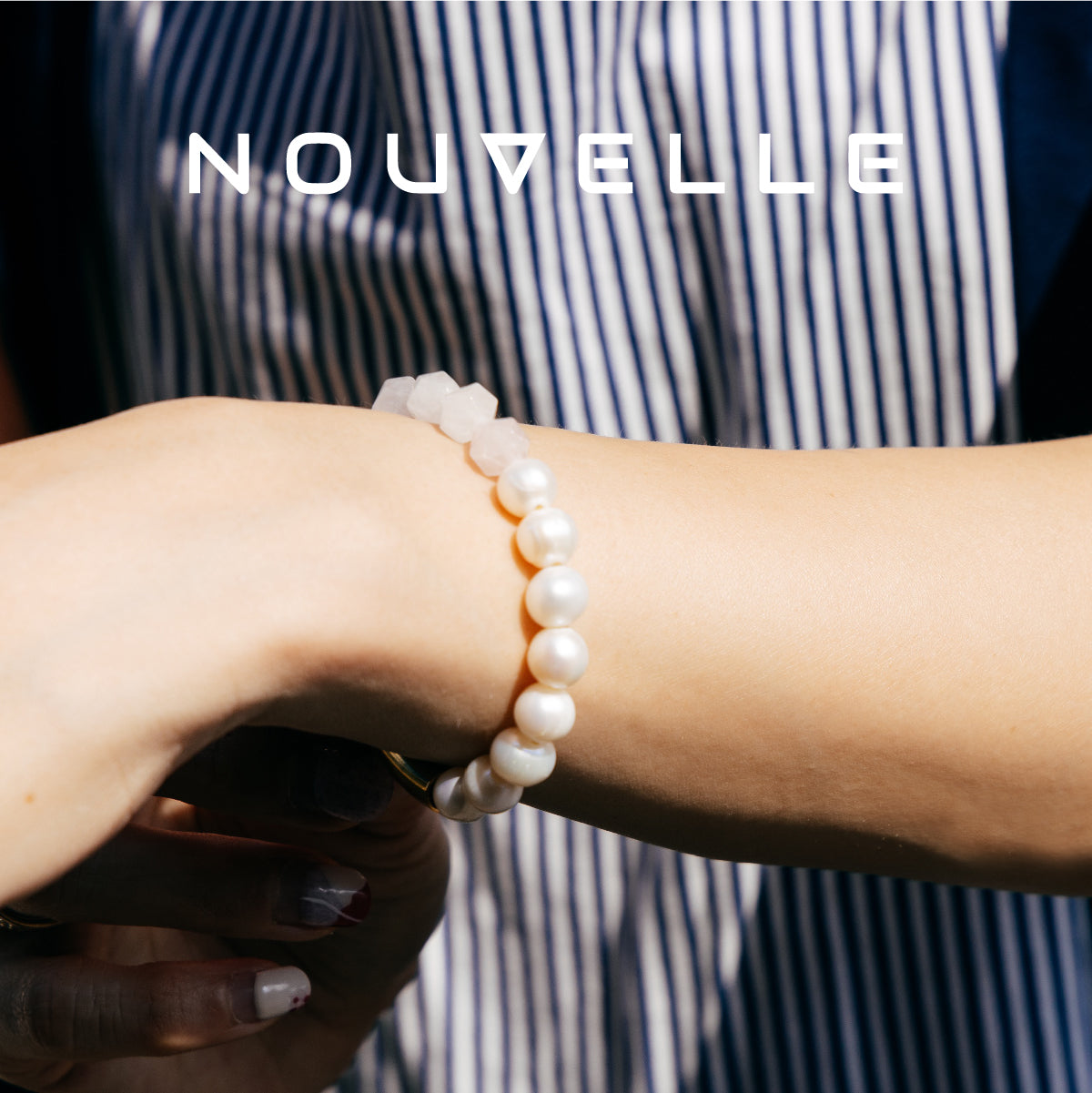 Nouvelle｜MagAroma｜粉水晶。天然珍珠